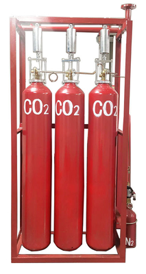 0.6kg/L Red CO2 Fire Suppression System For Commercial Buildings