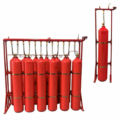 0.6kg/L Red CO2 Fire Suppression System For Commercial Buildings