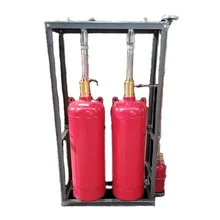 Red FM200 Pipe Network System With Storage Pressure 5.6Mpa Safe Fire Protection