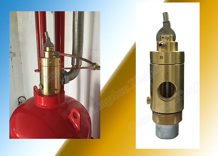 Carbon Dioxide Cylinder Container Valve For Fm200 Extinguishing System