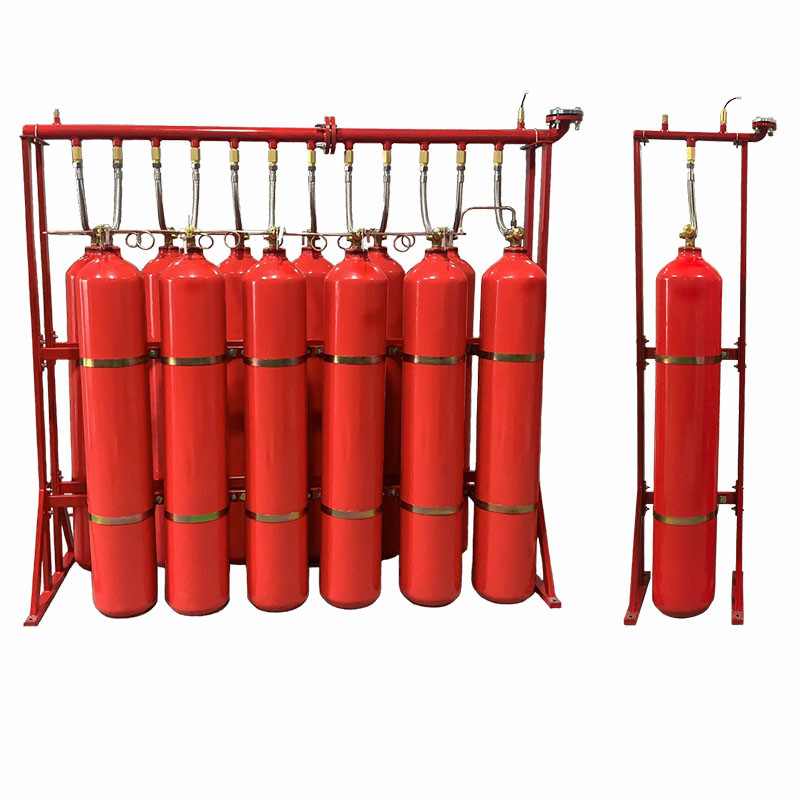 Red 70L CO2 Fire Suppression System Automatic Easy To Install