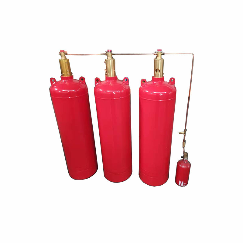 120L Red Automatic FM200 Fixed Fire Suppression System Low Maintenance  Flexible