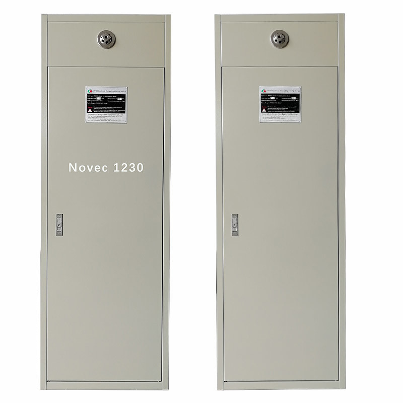 Red NOVEC 1230 Fire Suppression System Charging Rate 0.95Kg/L