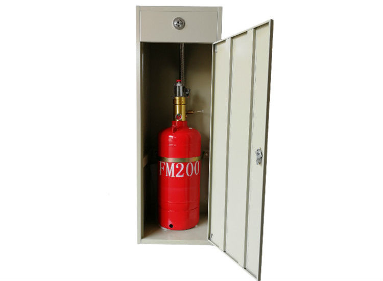Odorless FM200 Fire Extinguishing System / Heptafluoropropane Fire Suppression System Cabinet Type