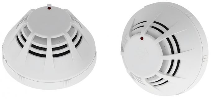Fire Heat Sensor Multi-Sensor Smoke & Heat Detector for Fire Alarm Systems