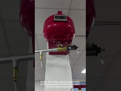 hanging gas fire extinguishing device