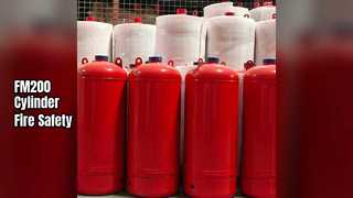 Steel FM200 Cylinder Fire Suppression