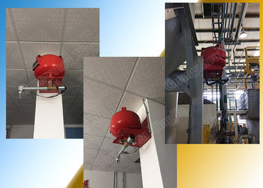 red 16L Hfc227ea\FM200 Hanging Fire Suppression System Low Maintenance High Safety With Advanced Features