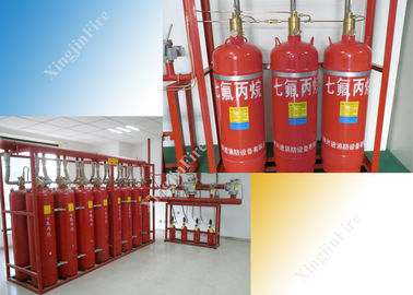 Automatic FM200 Gas Suppression System of 70L Network Piping