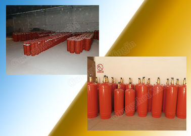 70L FM200 Cylinder for 5.6Mpa Pipe Network, High-Strength Steel/Aluminum Alloy