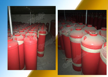 Red Fm200 Containers 90L Fm200 Cylinder Working Pressure 5.6Mpa