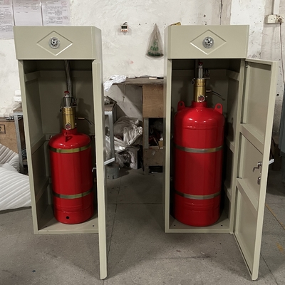 2.5MPa FM200 Cabinet Type Extinguisher System Protect Critical Assets Low Concentration