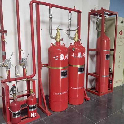 5.6MPa Automatic Fm200 Fire Suppression System Without Pollution 150L 180L
