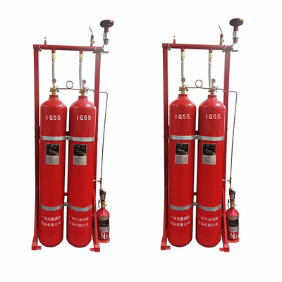 Xingjin 90L Argonite IG55 Fire Suppression System Lightweight Design With Low Maintenance  red