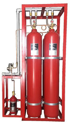 16.89kg 15MPa Inert Gas Fire Suppression System IG541 Enclosed Flooding