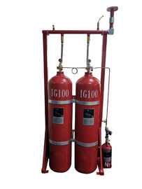 High pressure nitrogen inert gas fire suppression system