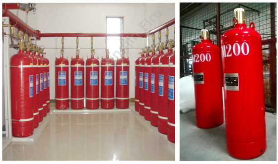 1.5 M/s Velocity FM200 Gas Suppression System Safeguard Against Fires