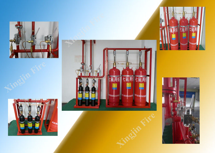 Hfc227ea FM200 Fire Suppression System With 4.2Mpa Storage Cylinder