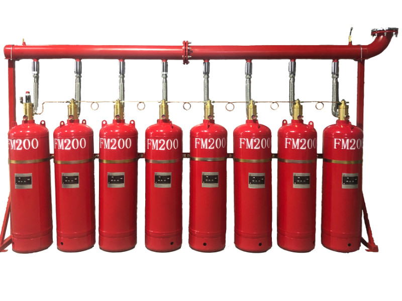 Non Corrosive FM200 Fire Suppression System Without Pollution for Telecommunication Room