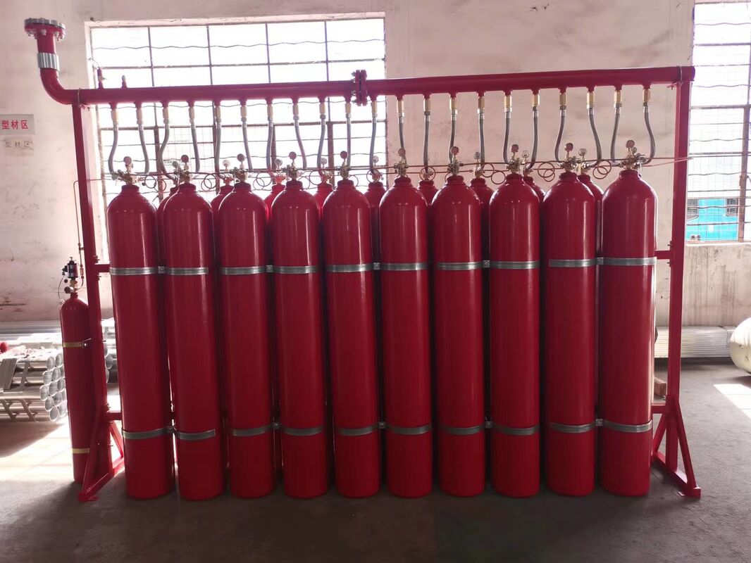 FM200 Fire Protection System HFC 227EA Gas Automated Detection Control ...