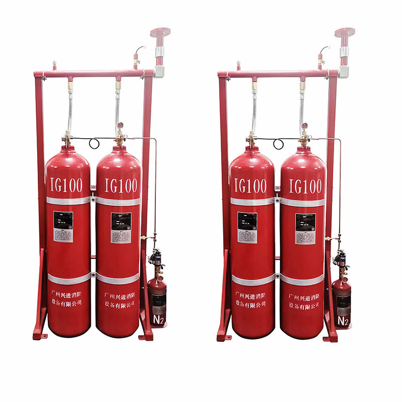90L Ig100 Inert Gas Fire Suppression System For Industrial
