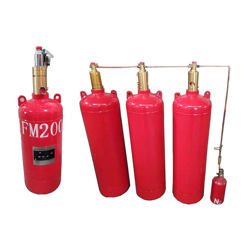 120L Red Automatic FM200 Fixed Fire Suppression System for Effective Protection High Quality Cheap price