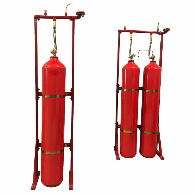 70L Red CO2 Extinguishing System Carbon Dioxide Material