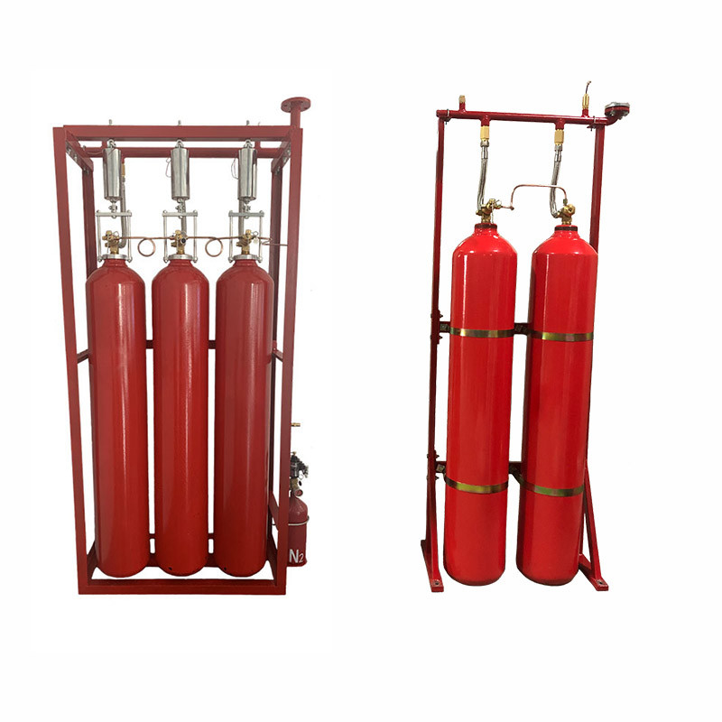 70L Red High Pressure CO2 Fire Suppression System Easy To Install