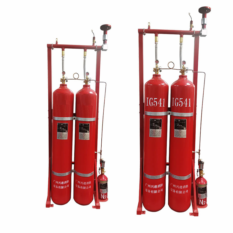 Red Inert Gas Fire Suppression System For Sustainable Protection Fast Response Time