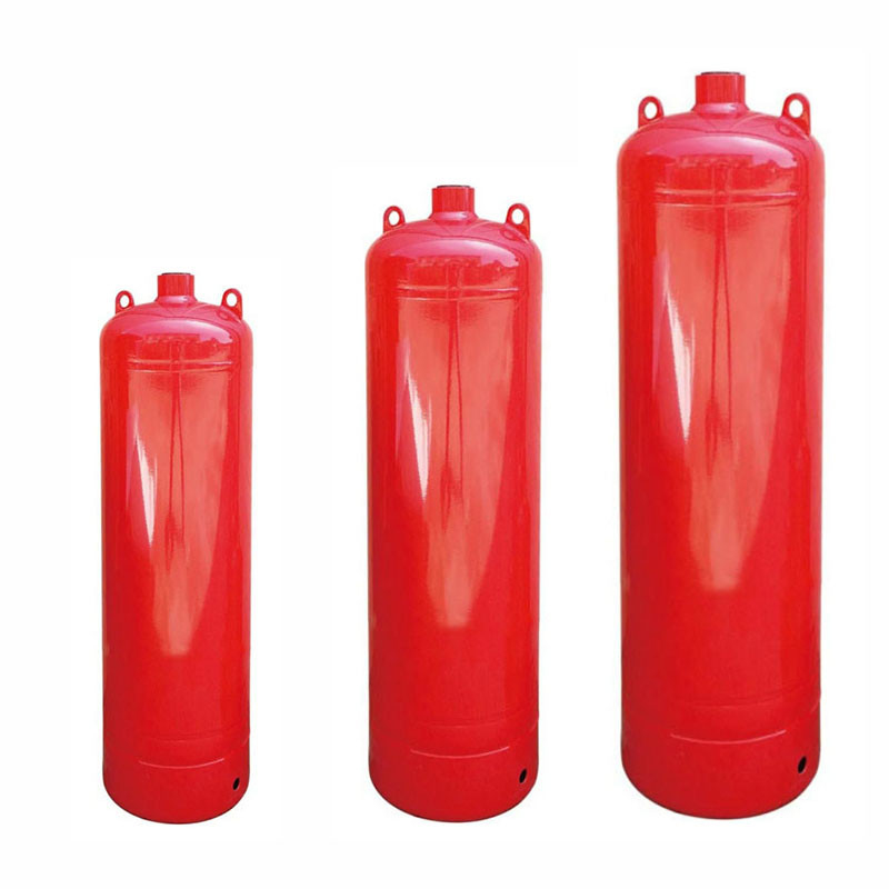 Red Electromagnetic Commercial Fire Extinguisher With Electrical Actuator