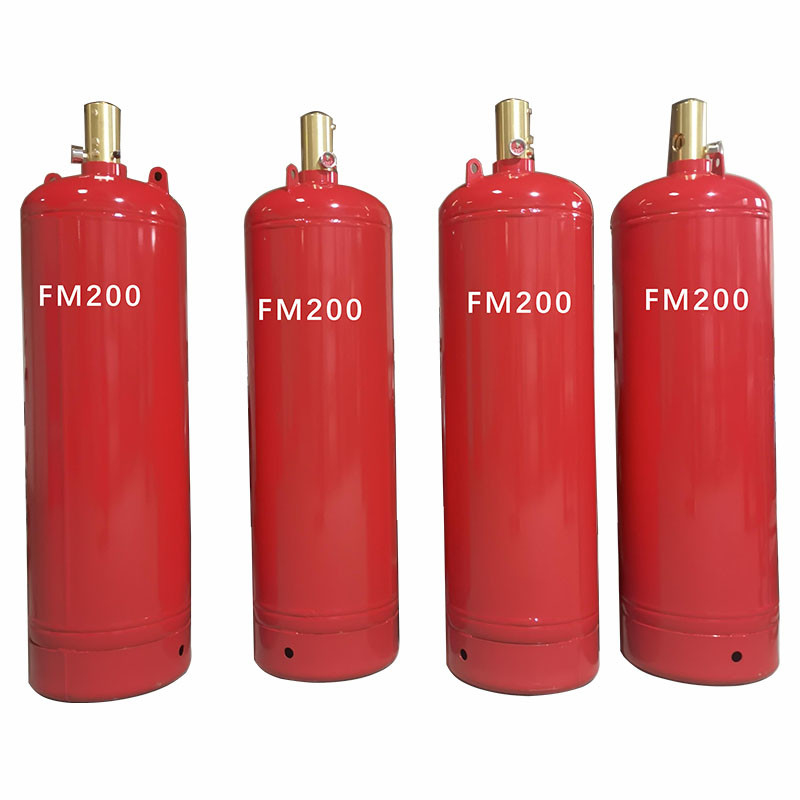 100L Automatic FM200 Pipe Network System Ultimate Fire Suppression