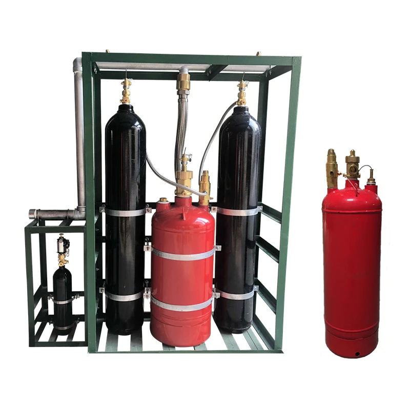 120L Cylinder Volume FM200 Piston Flow System With Low Maintenance Fire Detection