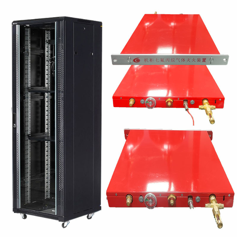 Easily Installed 1U/2U/3U Rack Fire Suppression Unit At ISO Certified