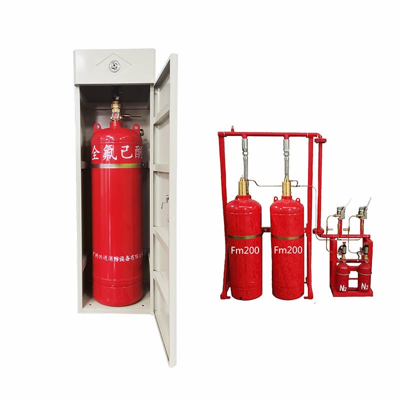 Indoor NOVEC 1230 Fire Suppression System Clean Gas And Environmental Friendly