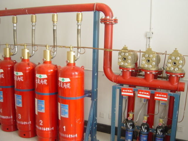 Industrial FM200 Gas Automatic Fire Suppression System HFC 227 Gas