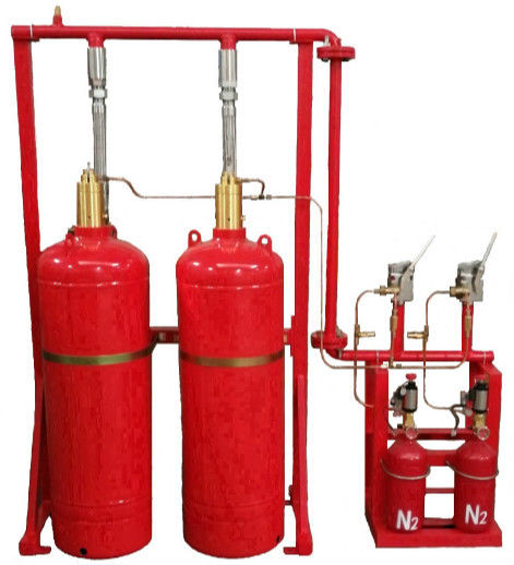 Red Cylinder FM200 Gas Suppression System Easy And Convenient Installation Reasonable Good Price High Quality