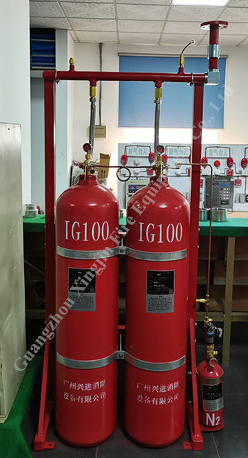 100% Pressurized Nitrogen Fire Suppression System