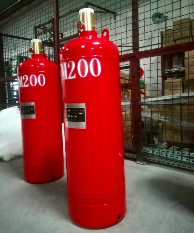 Non Corrosive FM200 Fire Suppression System  Without Pollution For Library