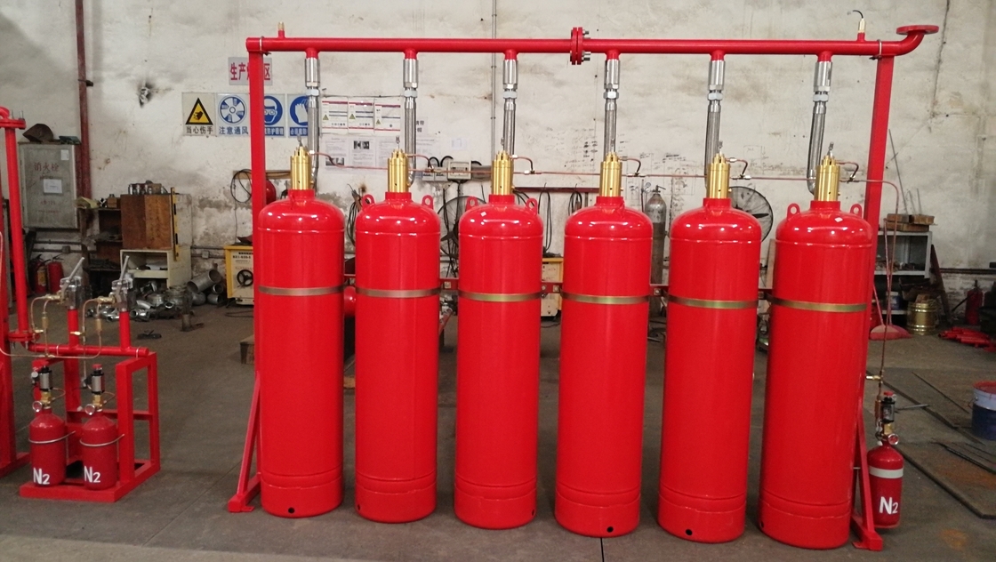 FM200 Fire Suppression System Without Pollution For Library