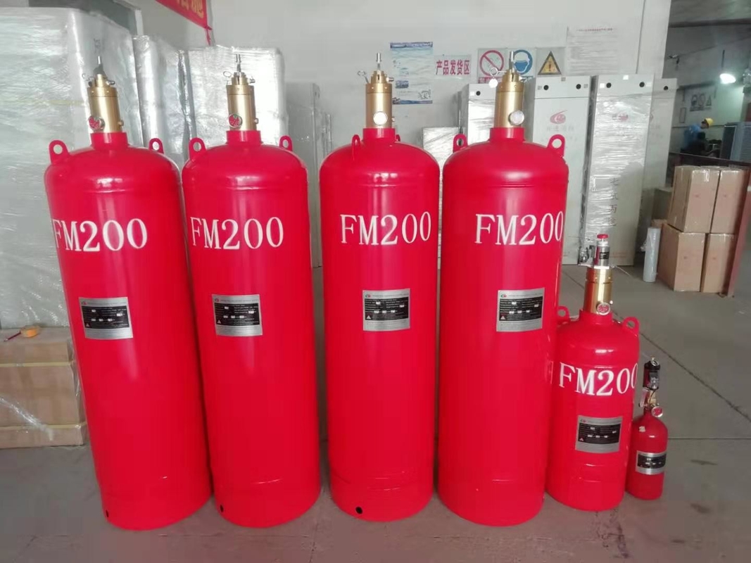 Automatic FM200 Fire Suppression System  Without Pollution For Storage Room