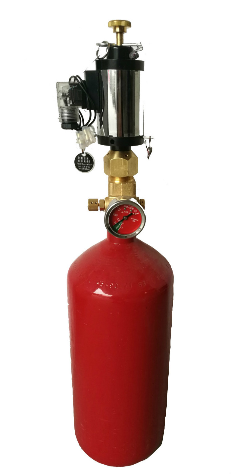 Single Zone Pipe Network FM200 Fire Suppression System For
