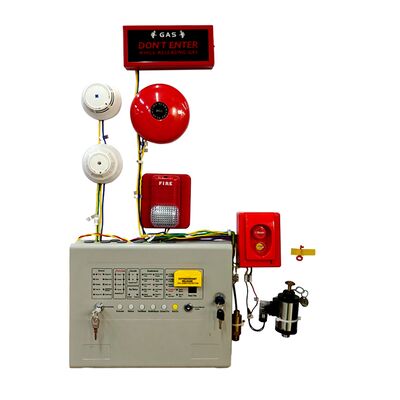 Intelligent Inert Gas Fire Suppression System with Automatic Control ...
