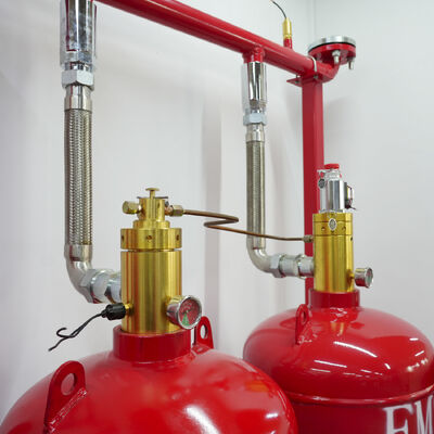FM200 Fire Suppression System - Multi-Zone Gas Pipe Network
