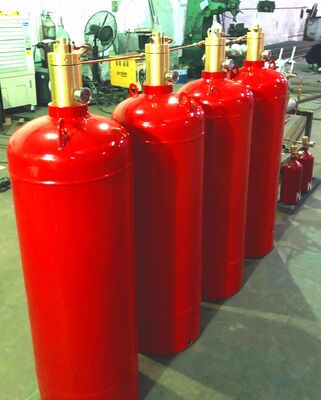 Non Corrosive FM200 Fire Suppression System Without Pollution For Library