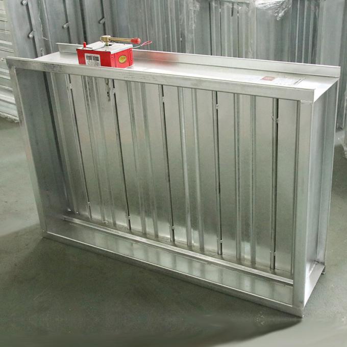 Rectangular Duct Connection System Fire Dampers Easy To Install